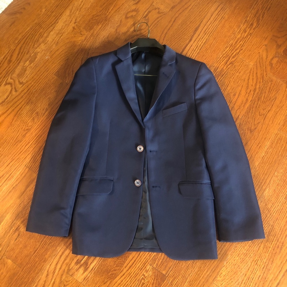 Boys Navy Blue Suit Jacket